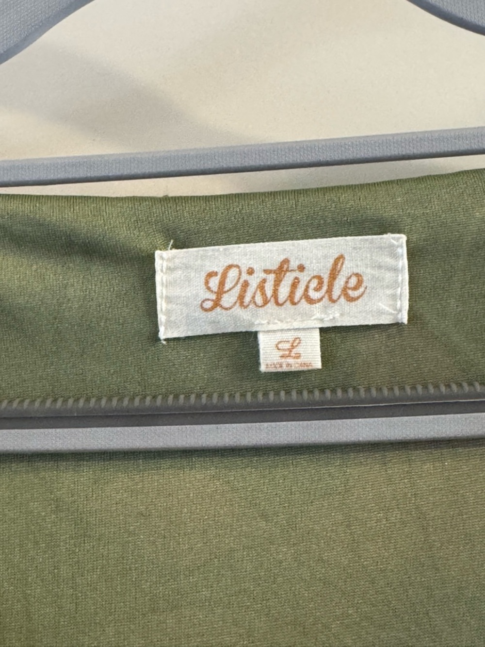 Baltic Born Lonna Dress — Olive with Pink Floral L - Picture 4 of 6